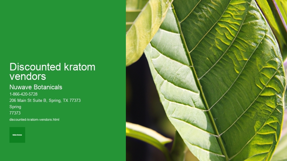 discounted kratom vendors