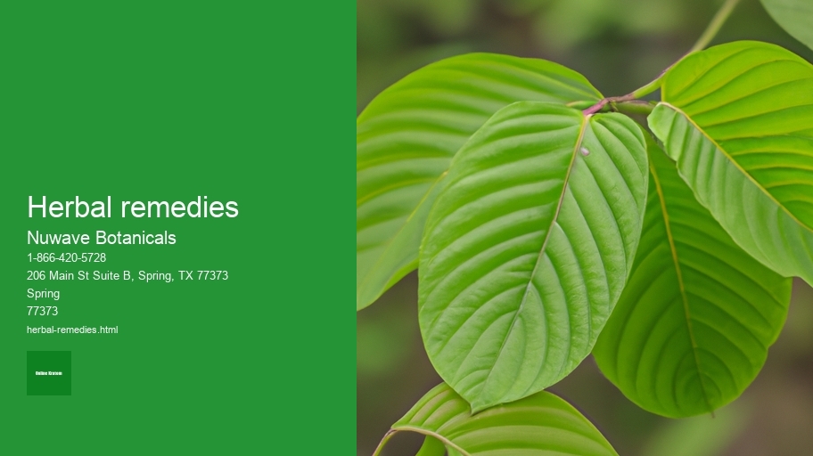 herbal remedies