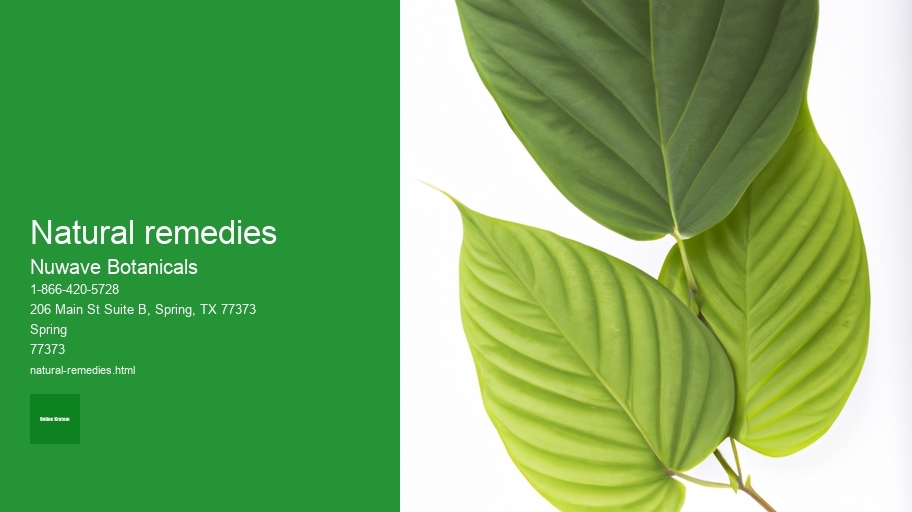 natural remedies